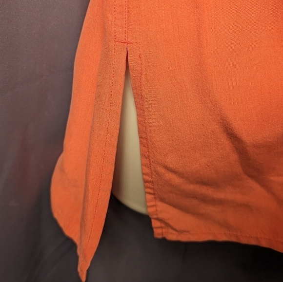 Debra DeRoo Silk Tunic Top Sz L - Picture 7 of 13